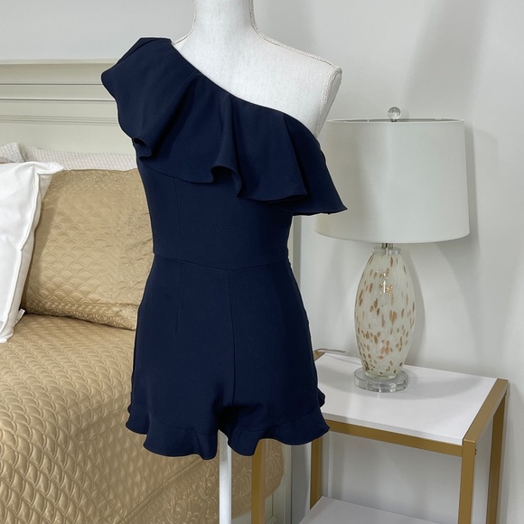 J By J.O.A Pants - Shorts Romper by J.O.A. One Shoulder Size XS